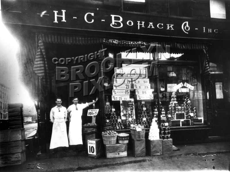 Typical Bohack's store in Bushwick, 1920 Old Vintage Photos and Images