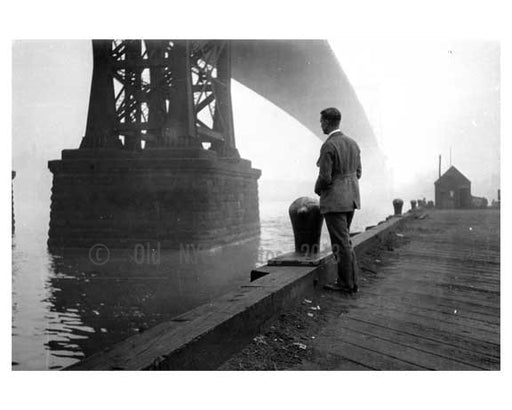 under Manhattan Bridge  Brooklyn, NY 1908 Old Vintage Photos and Images