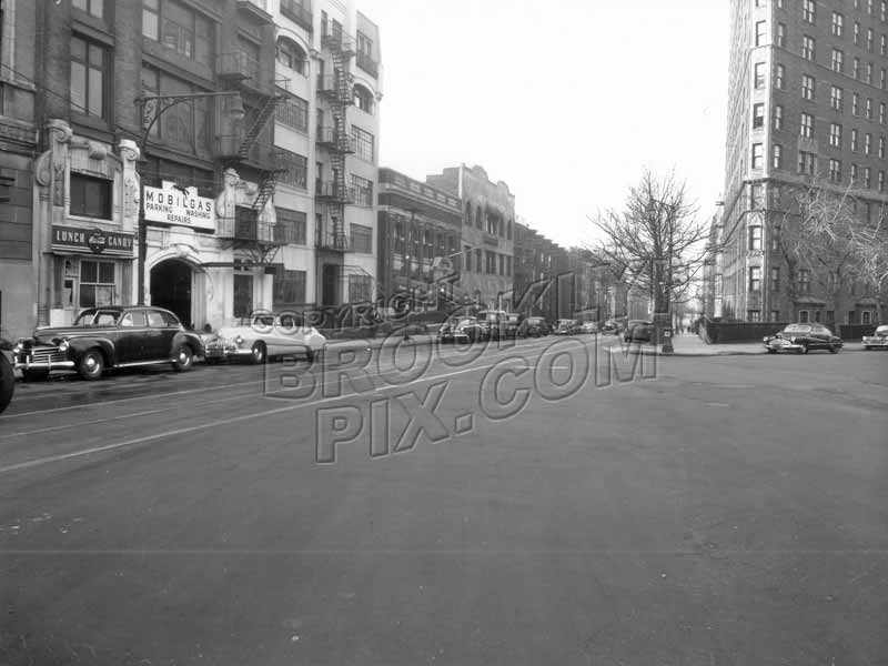Union Street, northwest from Plaza Street, 1949 Old Vintage Photos and Images