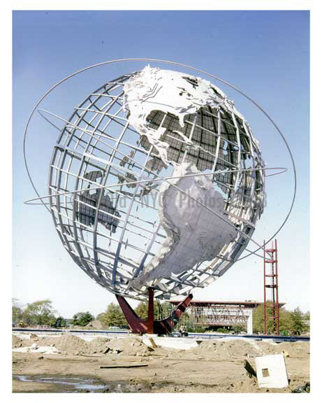 Unisphere - Flushing -  World Fair 1964 - Queens NY Old Vintage Photos and Images