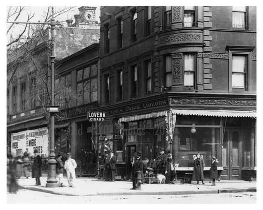 Upclose view of 109th Street & Broadway - Upper West Side - New York, NY 1910 A Old Vintage Photos and Images