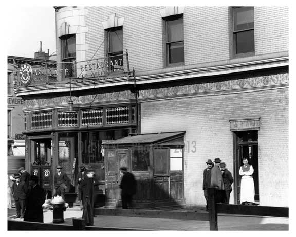 Upclose view of 402 West 30th Street between 7th & 8th Avenues- Chelsea - Manhattan  1914 Old Vintage Photos and Images