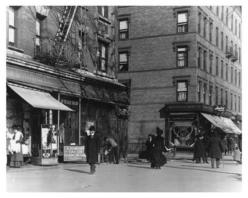 Upclose view of Lenox Avenue & 117th Street Harlem, NY 1910 A Old Vintage Photos and Images