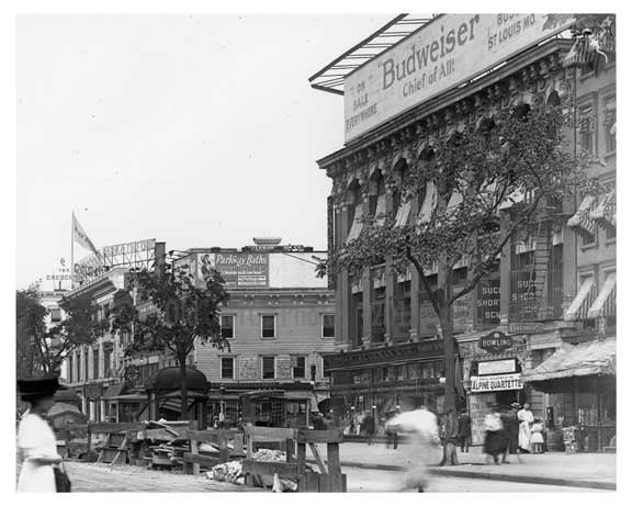 Upclose view of Lenox Avenue & 125th Street Harlem, NY 1910 Old Vintage Photos and Images