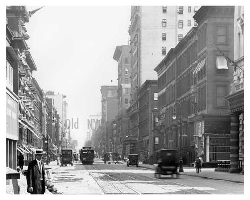 Upclose view of Madison Avenue & 60th Street - Upper East Side - Manhattan  1914 Old Vintage Photos and Images