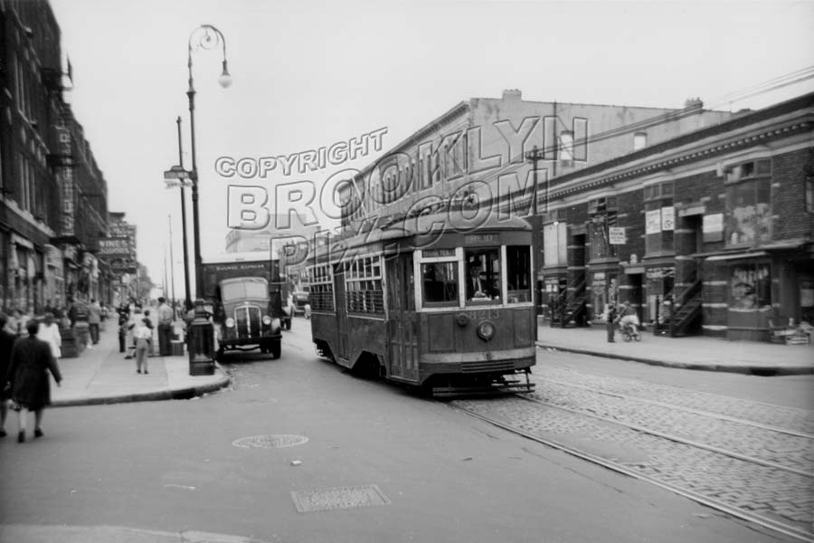 Utica Avenue at Sterling Place, 1947 — Old NYC Photos