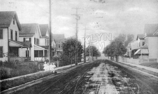 Van Sicklen Street north from Avenue T, 1915 Old Vintage Photos and Images