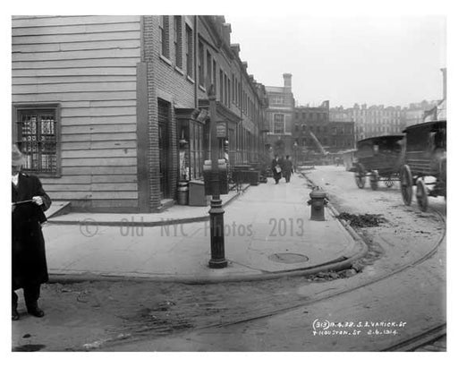 Varick & Houston Street - Greenwich Village - NY 1914 Old Vintage Photos and Images