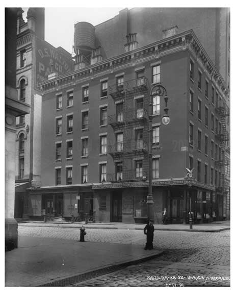 Varick & Moore Street - Tribeca  - Manhattan 1914 Old Vintage Photos and Images