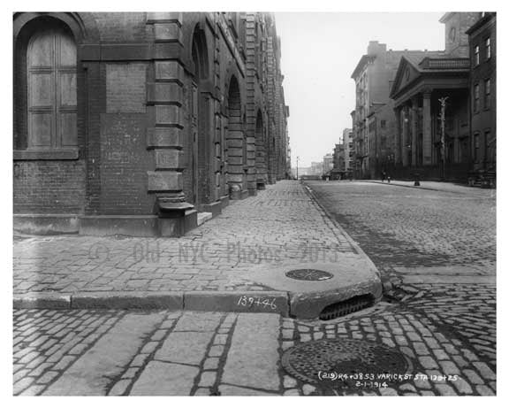 Varick Street - Tribeca  NY 1914 Old Vintage Photos and Images