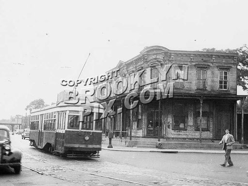 View at Cooper Avenue, 1948 Old Vintage Photos and Images
