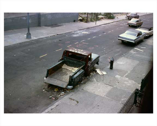 View from the Rooftop of 18th Street - Park Slope  - 1970s - Brooklyn NY Old Vintage Photos and Images