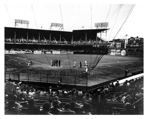 View of Ebbets Field  1950 - Flatbush - Brooklyn NY
