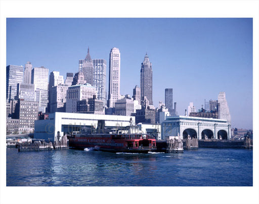 View of Manhattan from the water Old Vintage Photos and Images