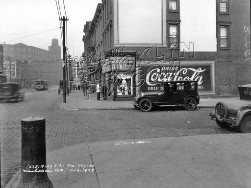 View on Manhattan Avenue, 1928 Old Vintage Photos and Images