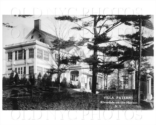 Villa Paterno Riverdale Bronx Old Vintage Photos and Images