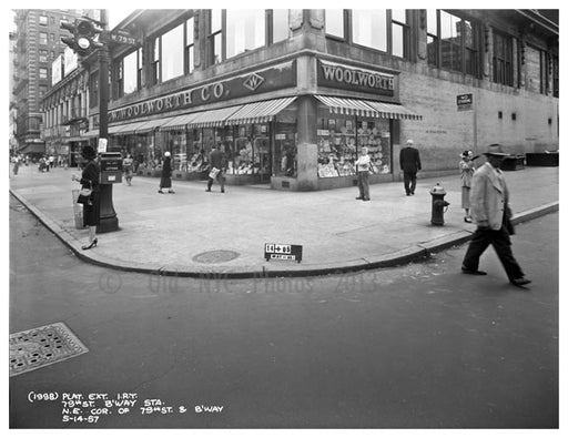 West 79th Street & Broadway  - Upper West Side - Manhattan - New York, NY Old Vintage Photos and Images