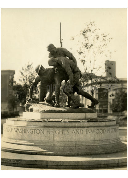 Washington Heights World War I Memorial 1926 Old Vintage Photos and Images