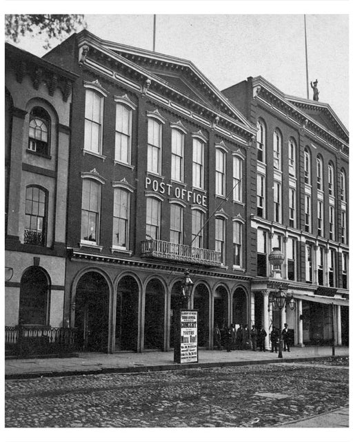 Washington Street Downtown Brooklyn Post Office 1875 Old Vintage Photos and Images