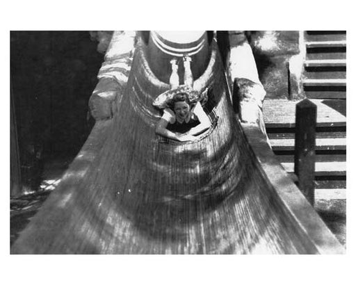 Water slide at the World Fair 1939 Flushing  - Queens NYC Old Vintage Photos and Images