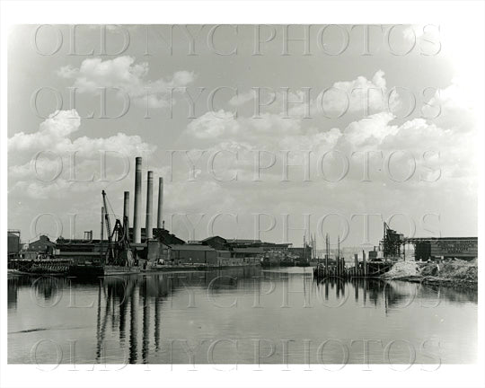 Waterfront Industrial Site Greenpoint Brooklyn Old Vintage Photos and Images