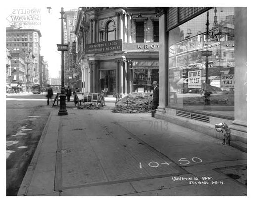 West 29th Street & Broadway - Midtown Manhattan - NY 1914 C Old Vintage Photos and Images