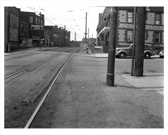 West 35th Street & Railroad Ave at Coney Island 1940  - Brooklyn  NY C Old Vintage Photos and Images