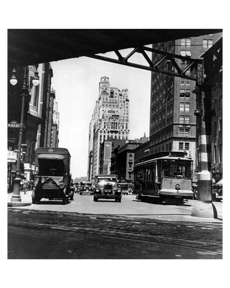 West 53 Street & 8th Avenue Manhattan 1935 Old Vintage Photos and Images