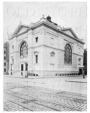West 68th St & Central Park West Second Church of Christian Science Manhattan NYC 1910 Old Vintage Photos and Images
