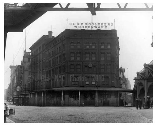 West Broadway & Chambers Street - Tribeca Manhattan, NY 1914 B Old Vintage Photos and Images