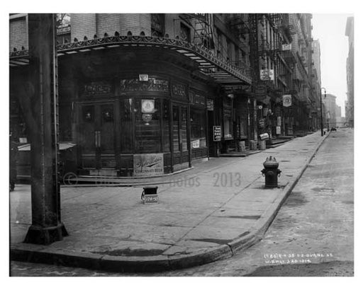 West Broadway & Duane Street  - Tribeca Manhattan, NY 1914 H Old Vintage Photos and Images