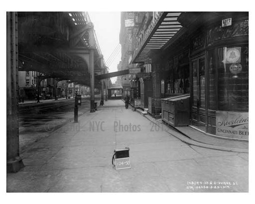 West Broadway & Duane Street  - Tribeca Manhattan, NY 1914 J Old Vintage Photos and Images