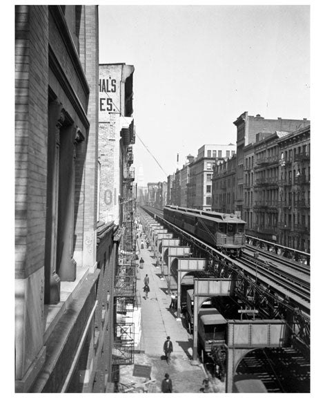 West Broadway - view from Spring St. 1909 Old Vintage Photos and Images