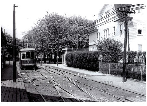 West End Trolley Line 1949 Old Vintage Photos and Images