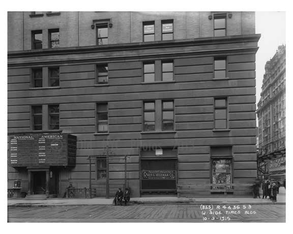 West Side of the Times Building - Midtown Manhattan - 1915 A Old Vintage Photos and Images