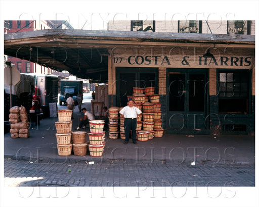 West Washington Market Costa & Harris Tribeca 1960's Old Vintage Photos and Images