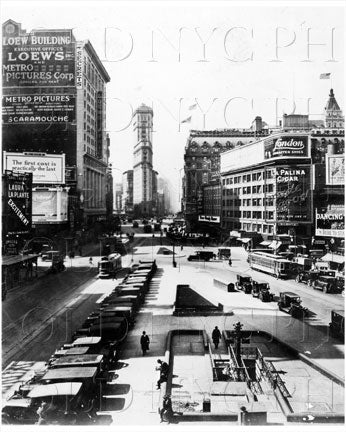 White Way down to 42nd Street Times Square Manhattan NYC Old Vintage Photos and Images