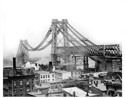 Williamsburg Bridge Construction 2 Old Vintage Photos and Images
