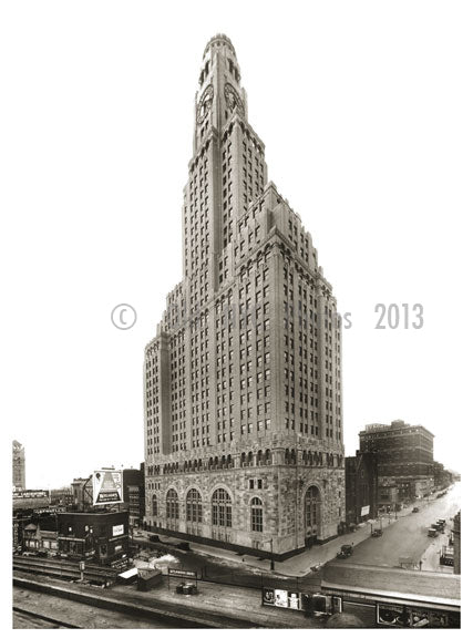 Williamsburg Savings Bank tower at time of completion 1929 - 1 Hanson Place Old Vintage Photos and Images