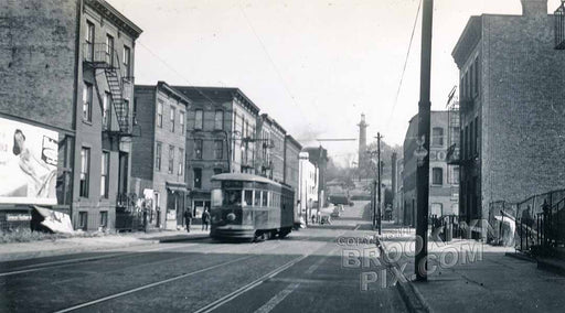 Willoughby Street east from Hudson Avenue to Navy Street Old Vintage Photos and Images