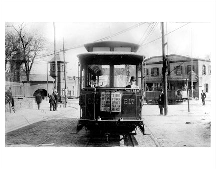 Woodside Trolley Queens NY Old Vintage Photos and Images