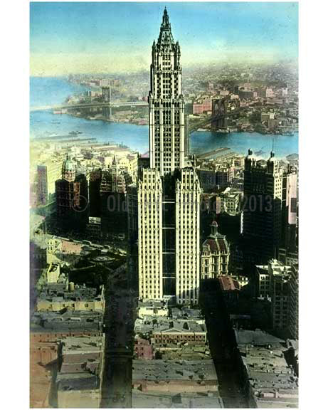 Woolworth Building built 1913 Old Vintage Photos and Images