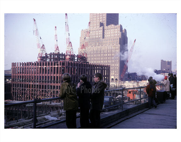 World Trade Center under construction Old Vintage Photos and Images