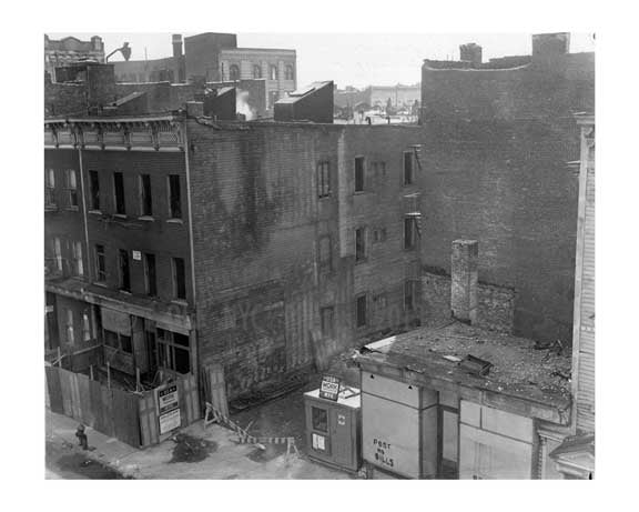 WPA tears down the wrong building 1938 - Manhattan  NYC Old Vintage Photos and Images