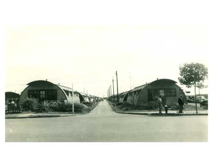 WW2 Quonset Huts 1 - Canarsie Brooklyn NY Old Vintage Photos and Images