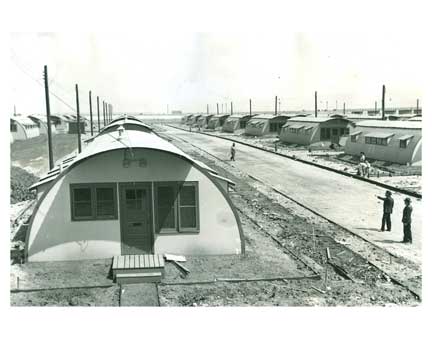 WW2 Quonset Huts 2 - Canarsie Brooklyn NY Old Vintage Photos and Images
