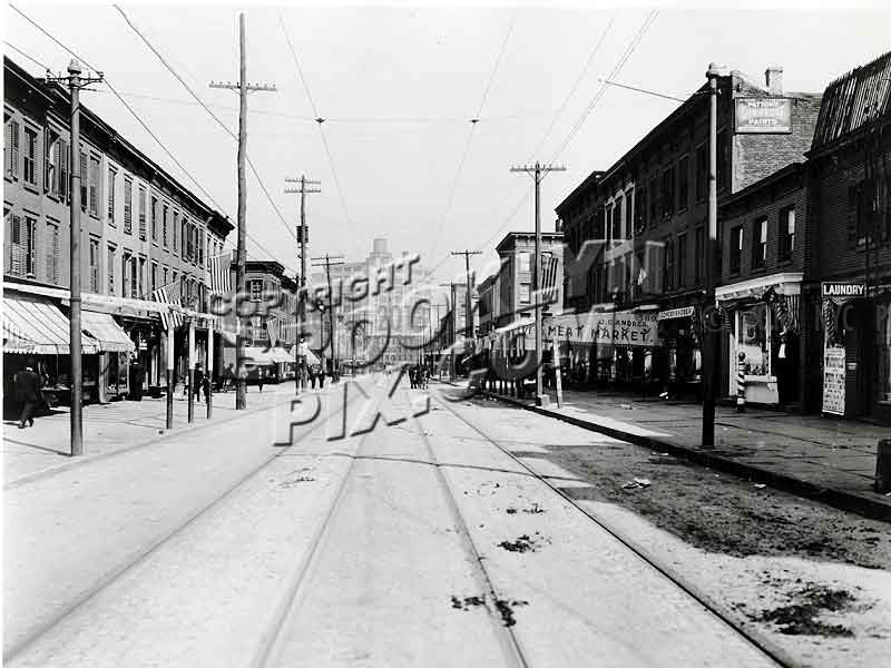 Wythe Avenue looking north from Taylor Street, 1910 Old Vintage Photos and Images