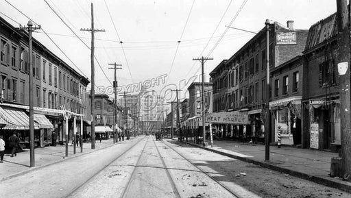 Wythe Avenue northwest from Taylor Street to Clymer Street, c.1910 Old Vintage Photos and Images